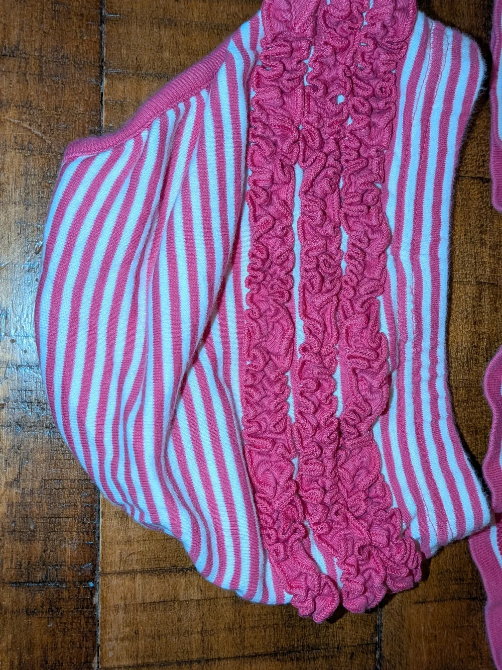Hanna Andersson Pink & White Striped Dress with Matching Bloomers, 60, 3-6m